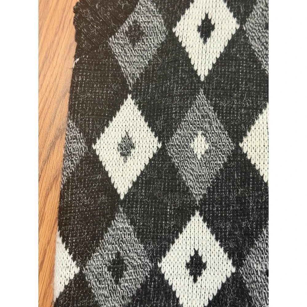 Vintage Sears Mens Large Argyle Cardigan Sweater Vest Made In USA